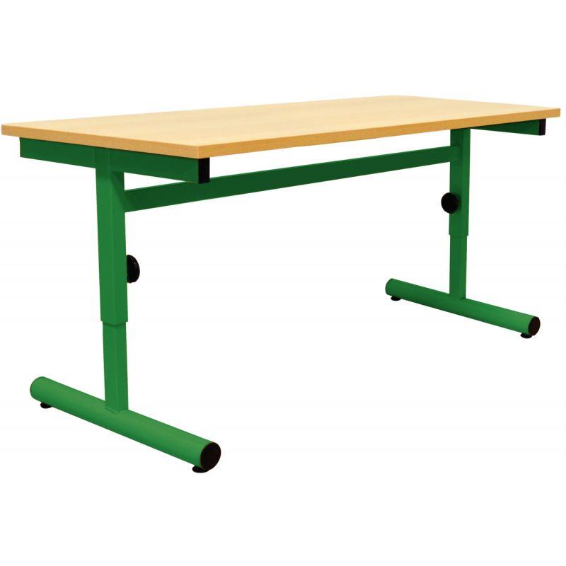Image de  Table maternelle 160x80cm T1 à T3 vert 