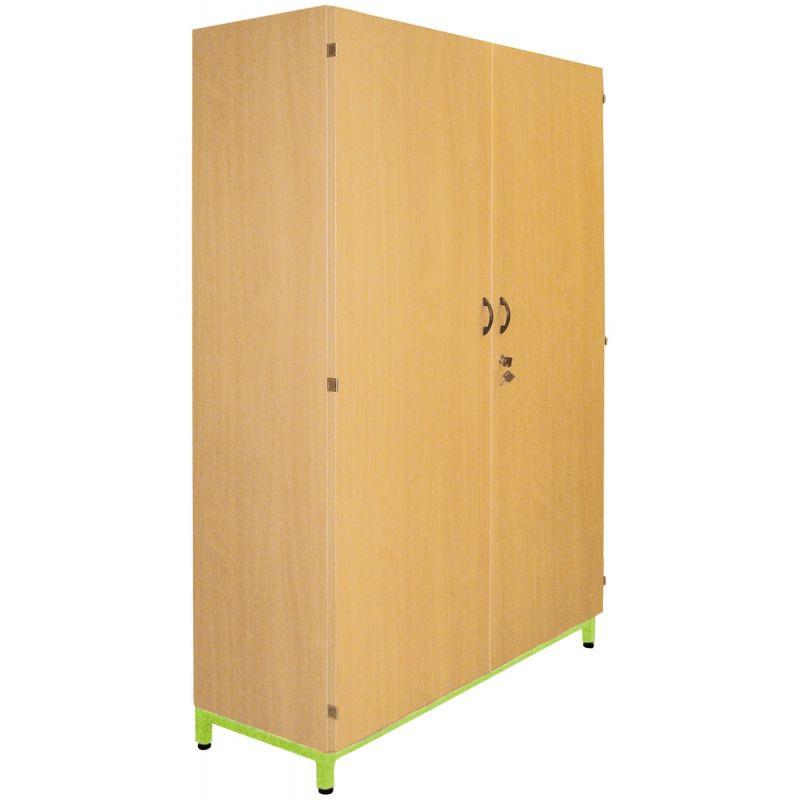 Image de  Armoire haute portes battantes 180x120x45cm vert granny 