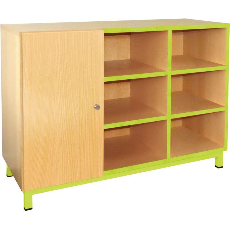 Image de  Meuble 9 cases + 1 porte vert granny 