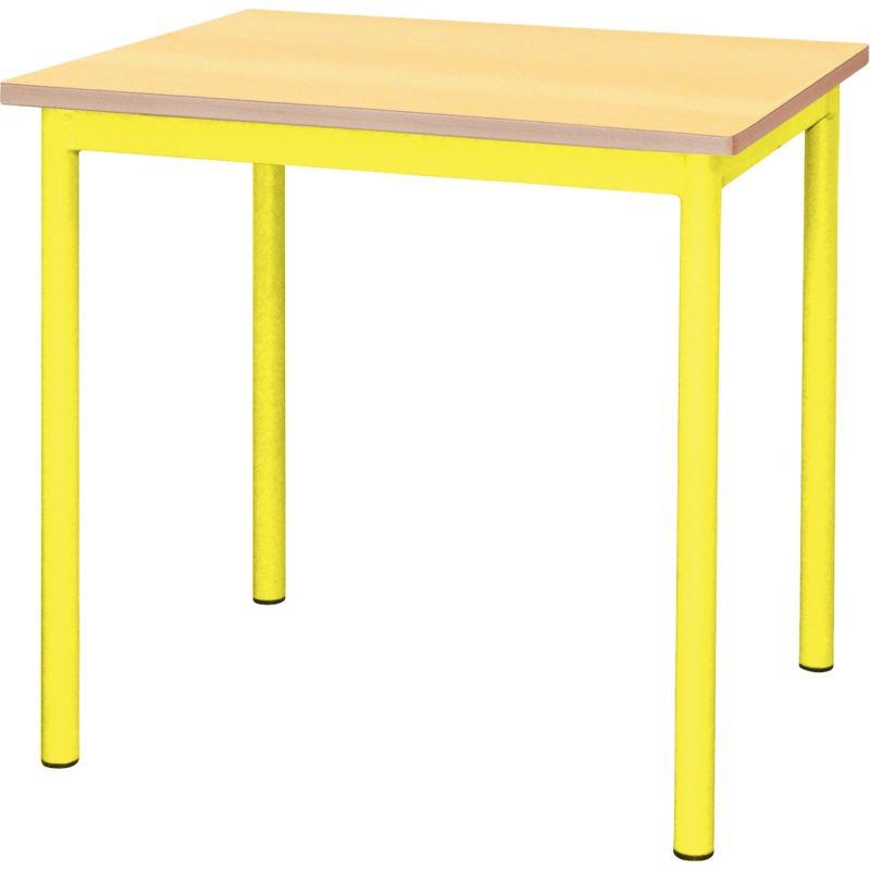 Image de  Table maternelle 60x50cm T0 jaune 