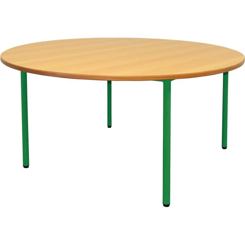 Image de  Table maternelle Ø120cm T0 vert 