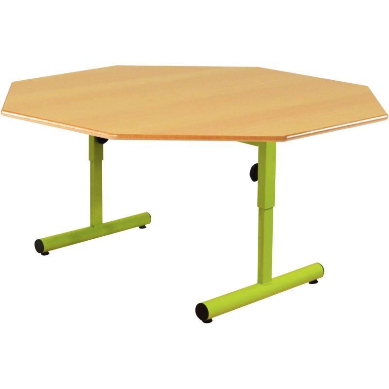 Image de  Table octogonale 120cm T1 à T3 vert granny 