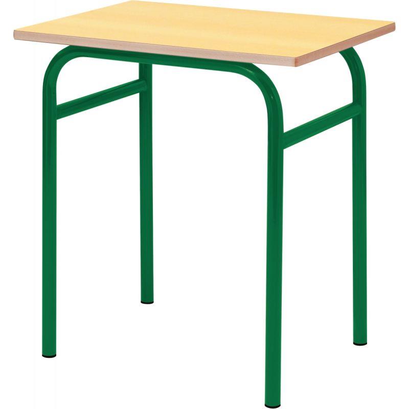 Image de  Table fixe 4 pieds 70x50cm T6 vert 
