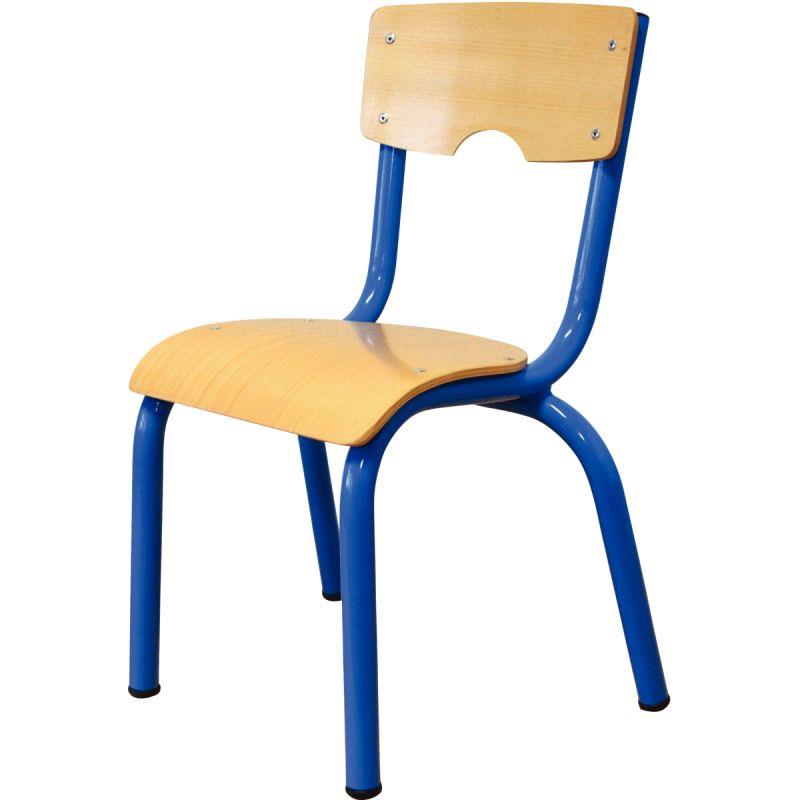 Image de  Chaise 4 pieds T1 bleu 