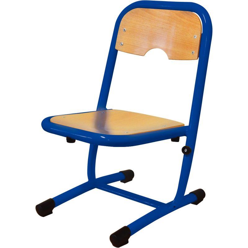Image de  Chaise fixe appui sur table T0 bleu 