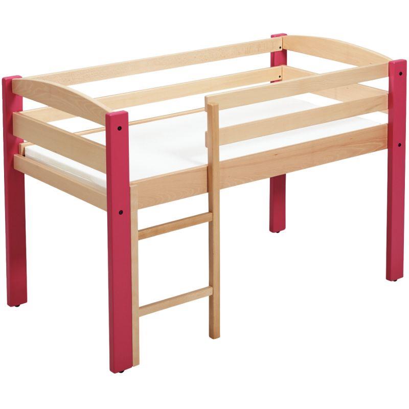 Image de  Lit gain de place framboise 