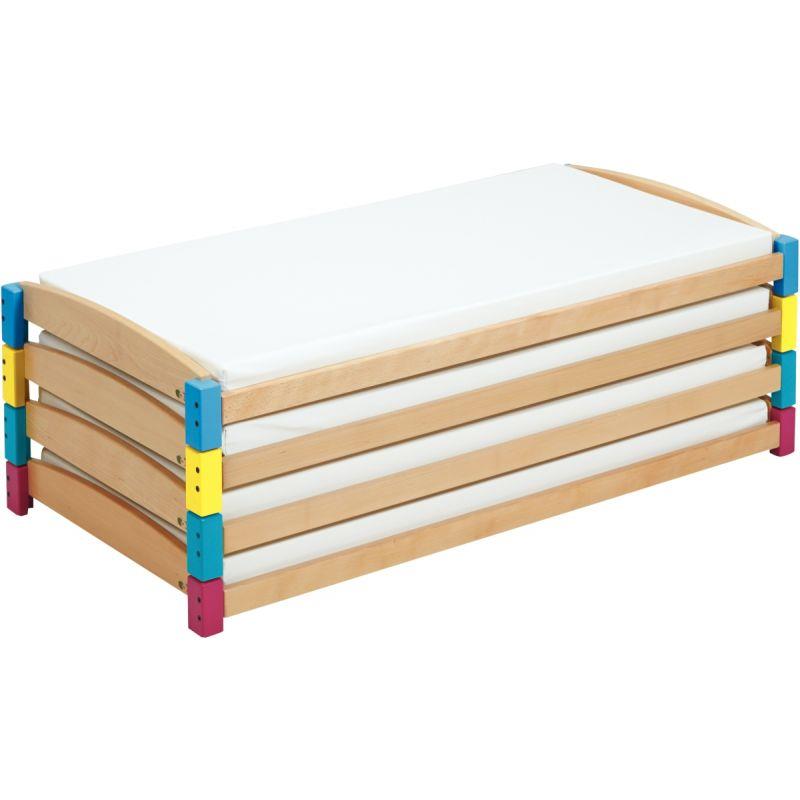 Image de  Lit modulaire framboise 