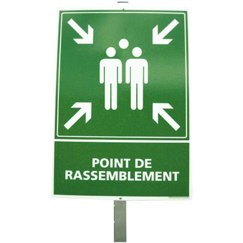 Image de  Kit panneau Point de rassemblement 