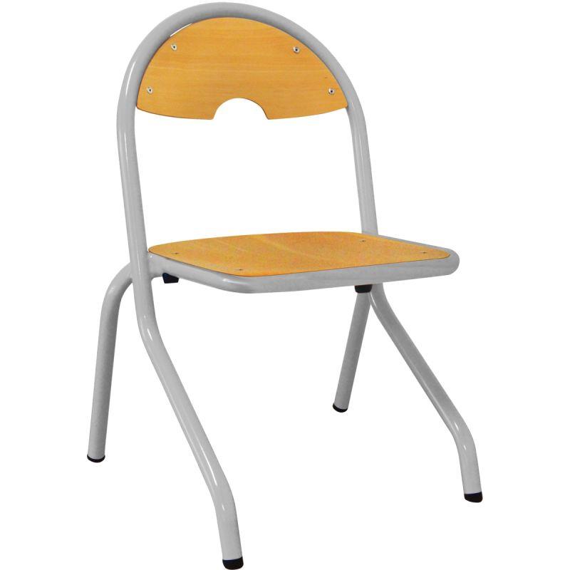 Image de  Chaise 4 pieds appui sur table T4 alu 