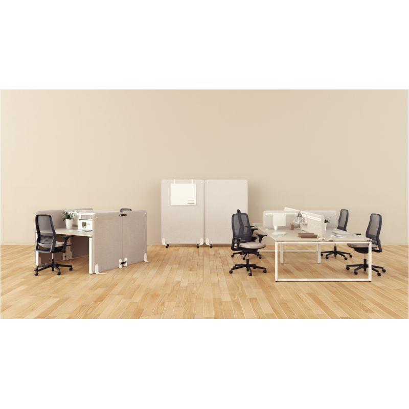 Image de  Cloison tissu acoustique H120xL120cm gris 
