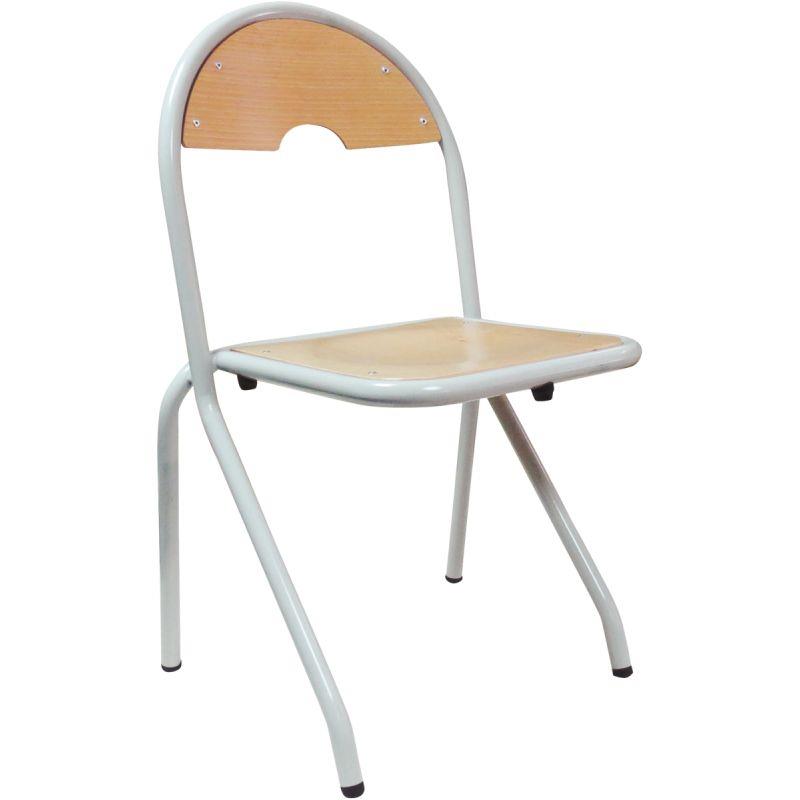 Image de  Chaise 4 pieds appui sur table T6 alu 
