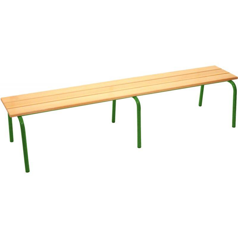 Image de  Banc sans dossier L200cm T4 vert 