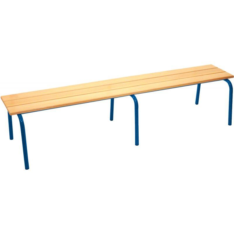 Image de  Banc sans dossier L200cm T4 bleu 