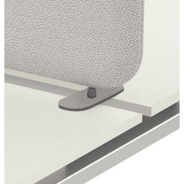 Image de  Lot de 2 pinces de fixation pour panneau acoustique H40cm alu 