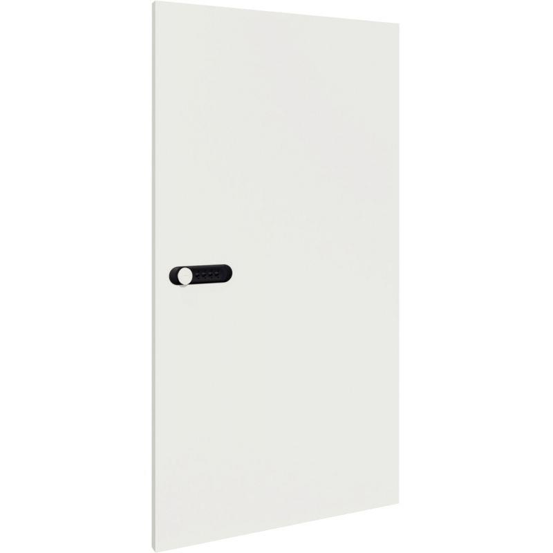 Image de  Porte mélaminée standard 2 cases pour meuble de rangement Camille blanc 