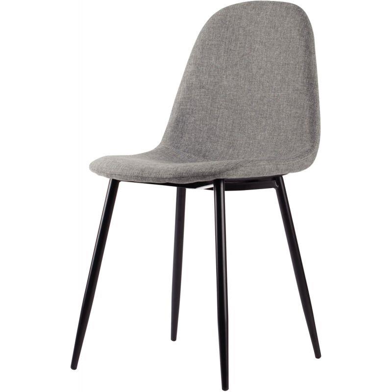 Ref. 96566, Lot de 2 chaises Must gris, marque PAPERFLOW