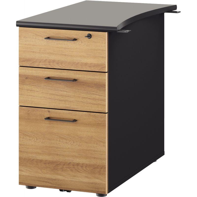 Image de  Caisson bout de bureau P80 cm Jazz+ Chêne du Bocage 