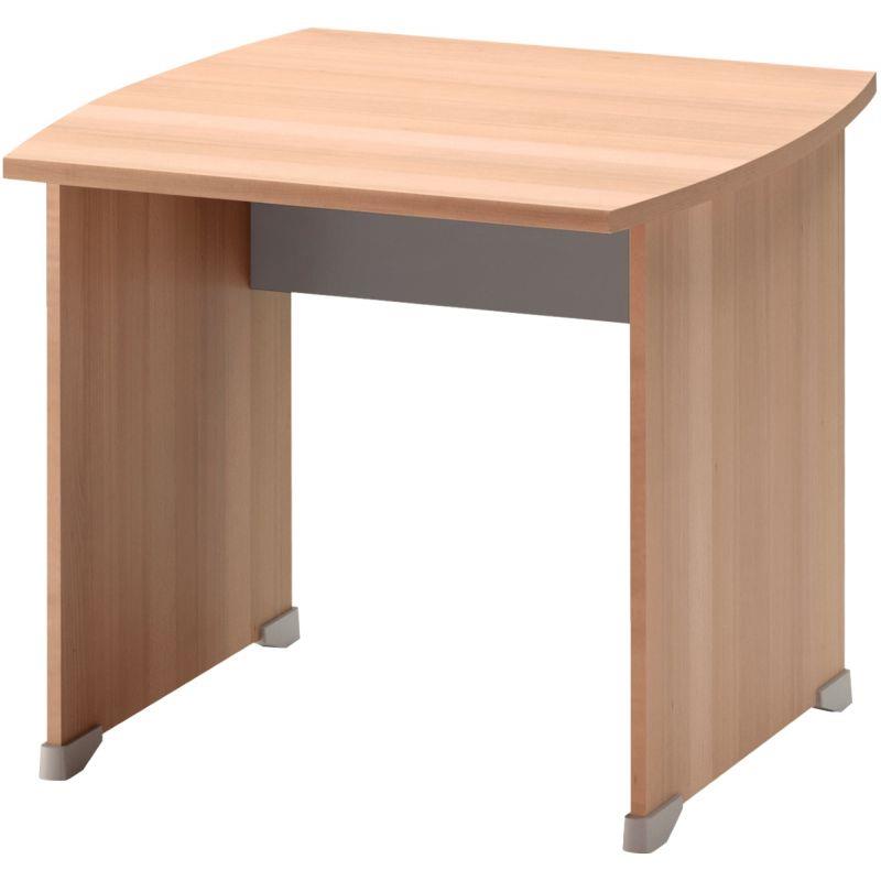 Image de  Table bureau pieds panneau L80 cm Jazz+ Hêtre 