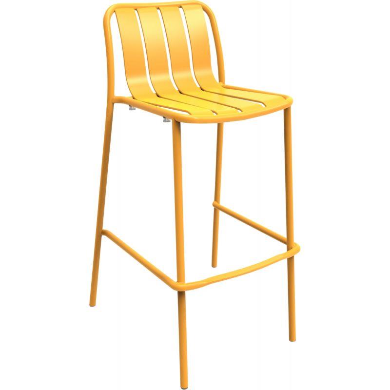 Ref. 96818, Tabouret haut avec dossier Verano miel, marque N.C