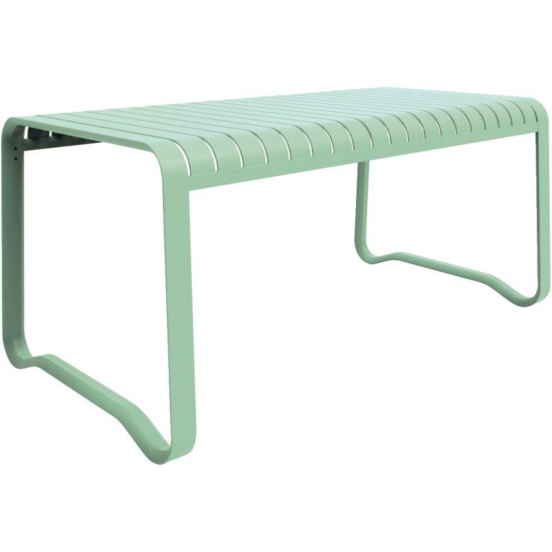 Ref. 96822, Table rectangulaire 4 places Verano vert menthe, marque N.C