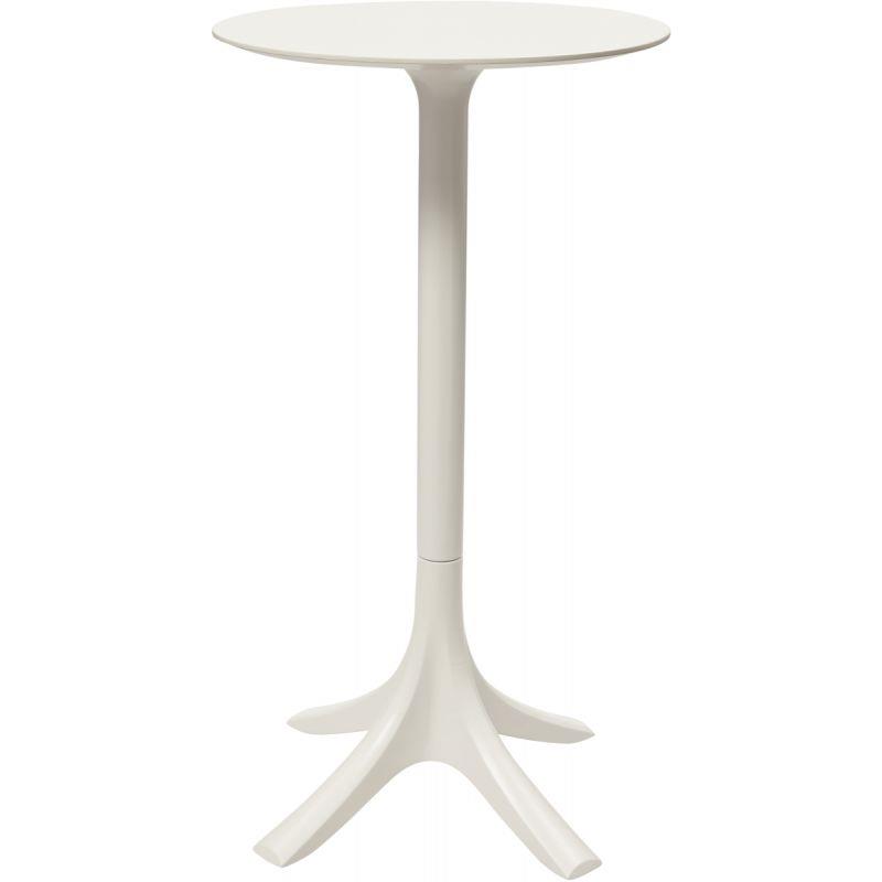 Ref. 96840, Table haute Beez blanc, marque N.C