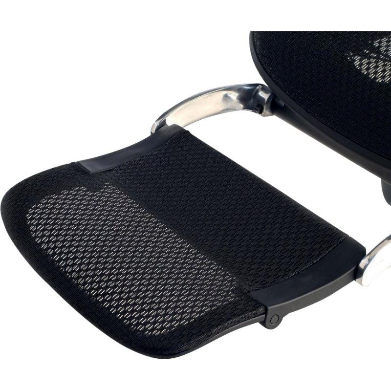 Ref. 97046, Repose-pied pour fauteuil Ergohuman ultra noir, marque N.C