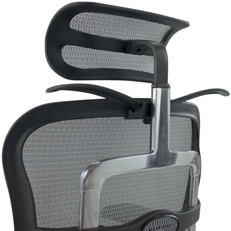 Ref. 97047, Porte-veste pour fauteuil Ergohuman Ultra noir, marque N.C