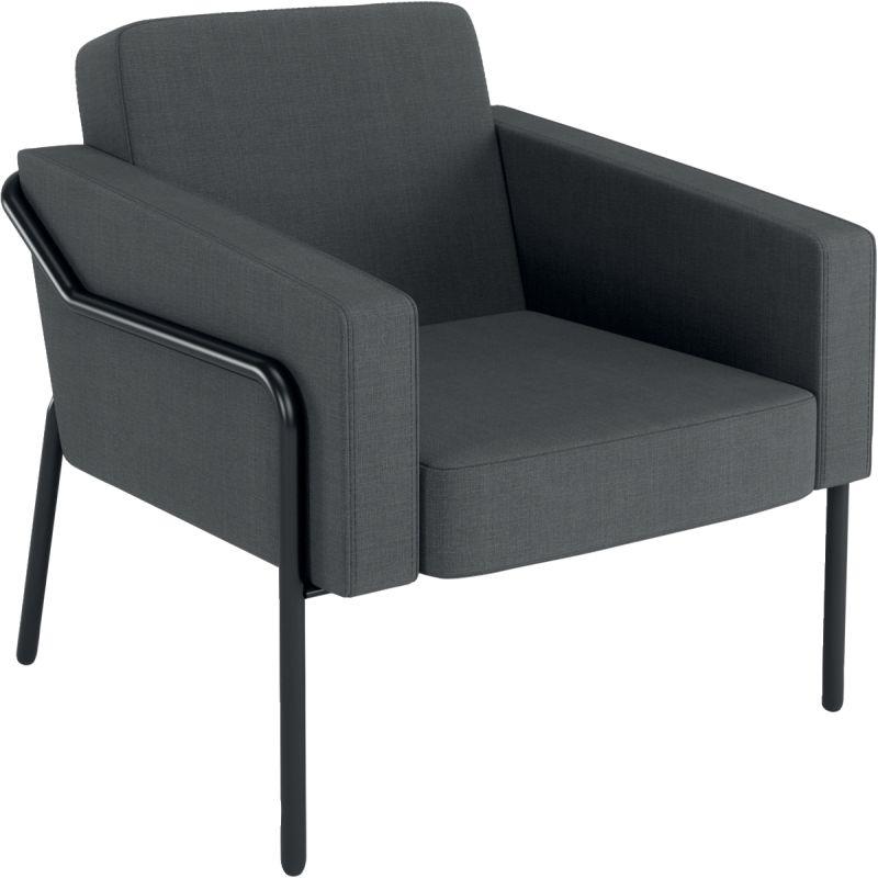 Ref. 97138, Canapé Medso 1 place anthracite, marque PAPERFLOW