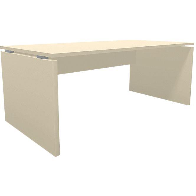 Image de  Bureau L180xP90cm Xenion plateau beige/piètement beige 
