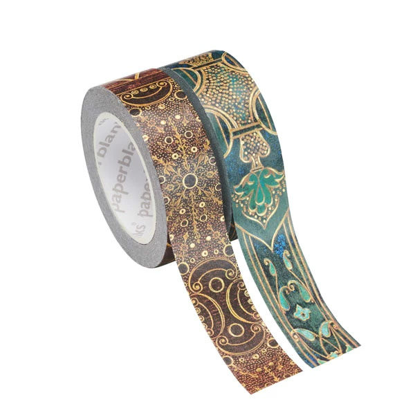Image de  Ruban adhésif Washi Premier Folio/Chroniques Turquoises 