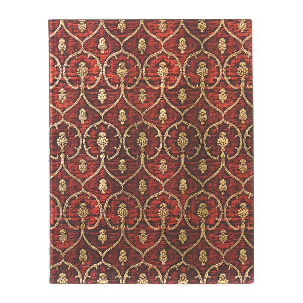 Image de  Carnet souple velours rouge - Ultra - Ligné - 176 pages 