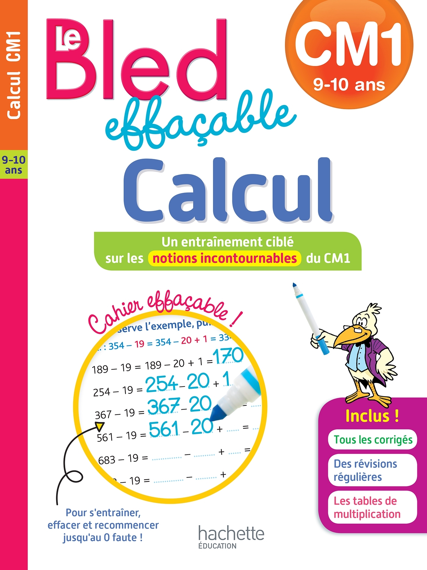 Ref. 9782017069591, Bled effaçable calcul CM1