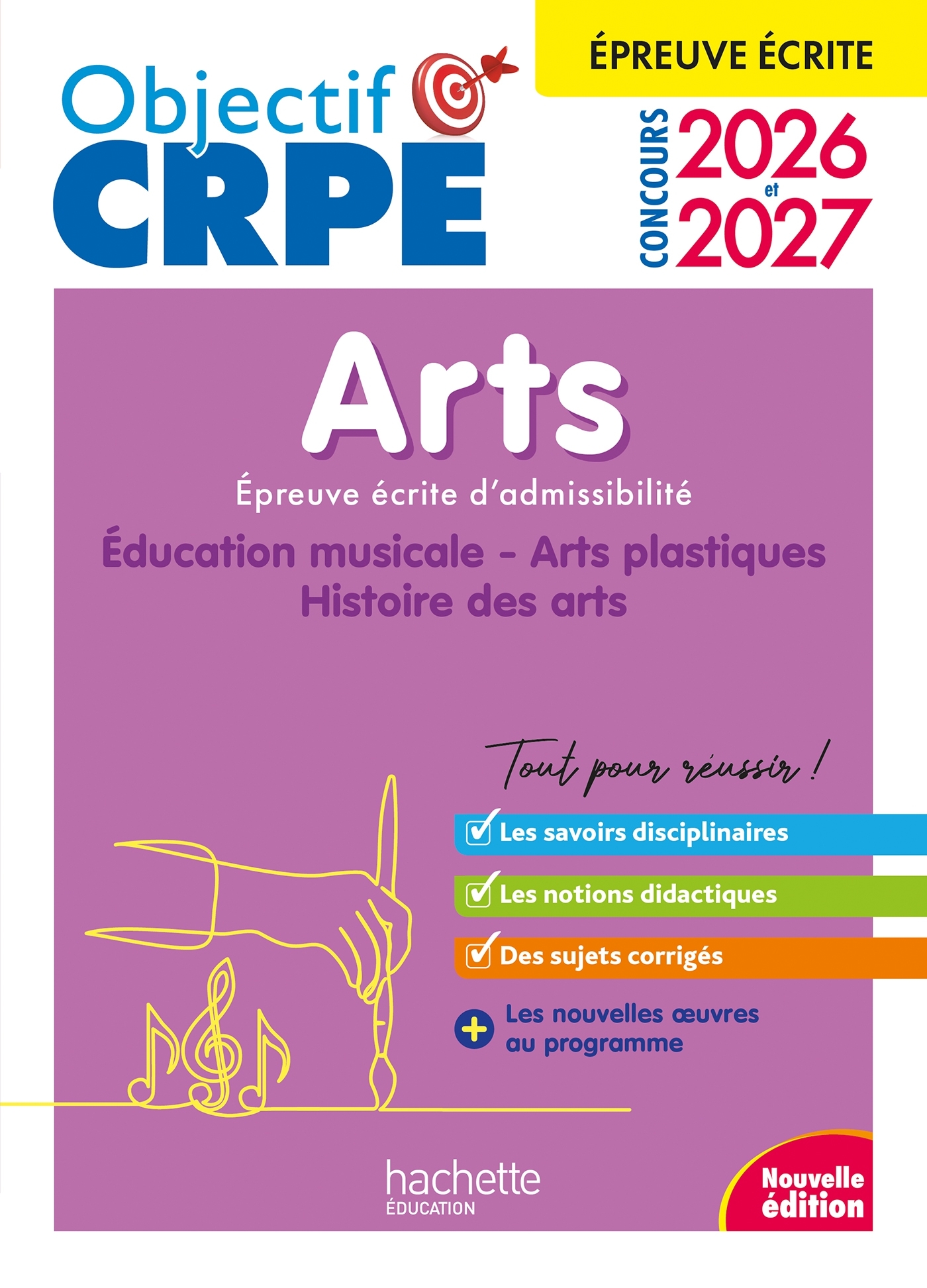 Image de  Objectif crpe 2026-2027 - arts - épreuve écrite d'admissibilité 