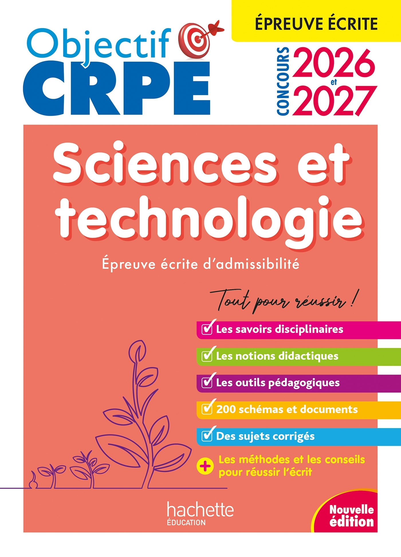 Image de  Objectif crpe 2026-2027 sciences et technologie - épreuve écrite... 