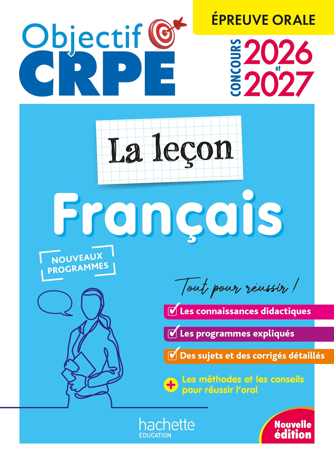 Image de  Objectif crpe 2026-2027 - français - la leçon - épreuve orale... 