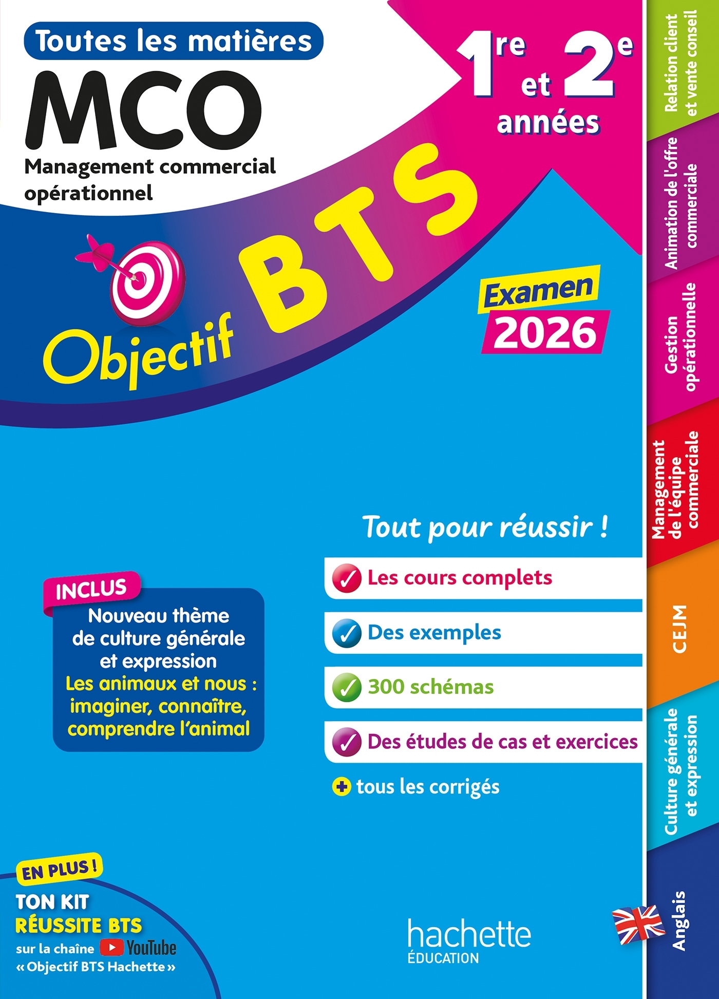 Image de  Objectif bts mco (1re et 2e années) - toutes les épreuves, examen 2026 