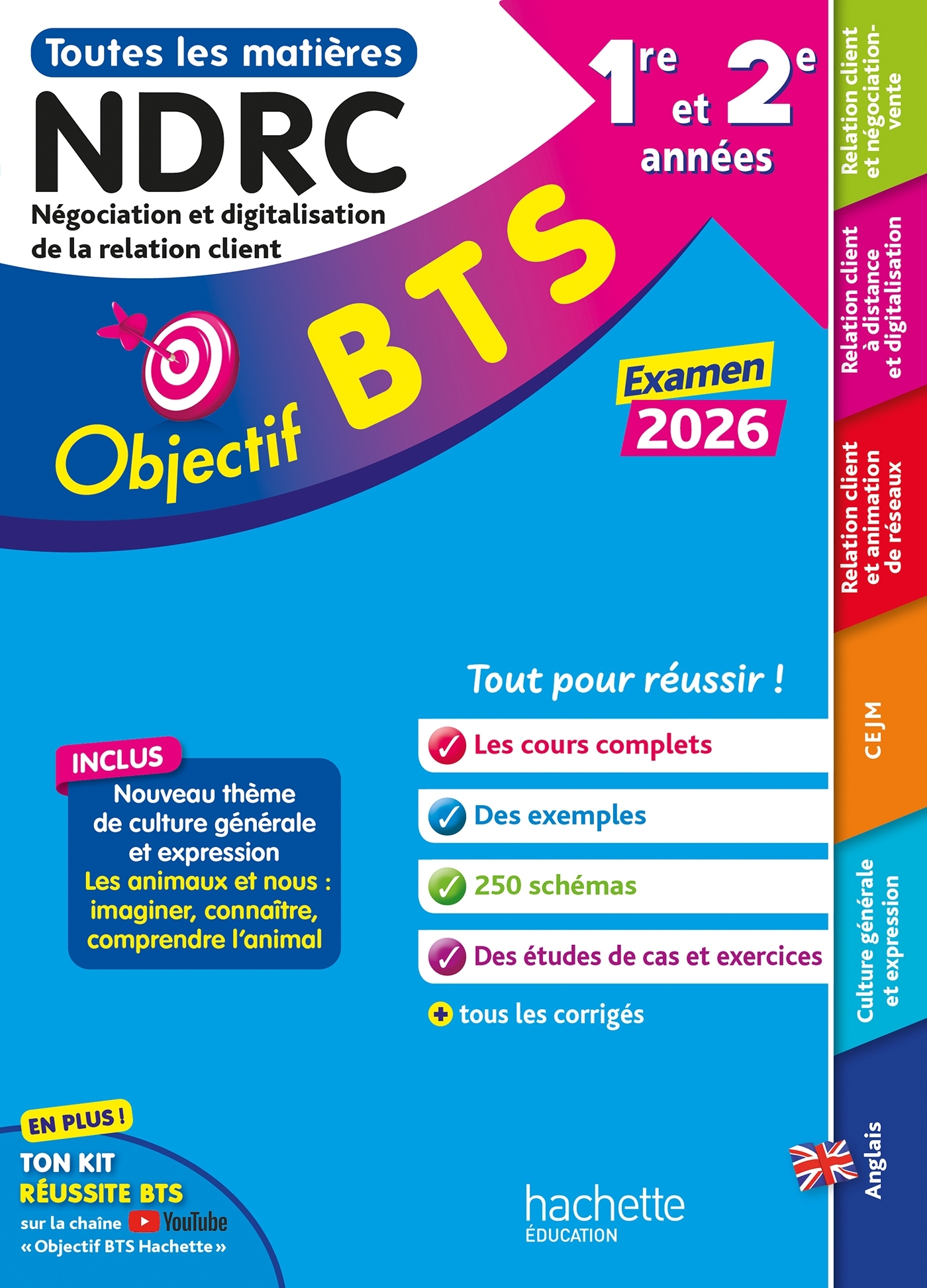 Image de  Objectif bts ndrc (1re et 2e années) - toutes les épreuves, examen... 