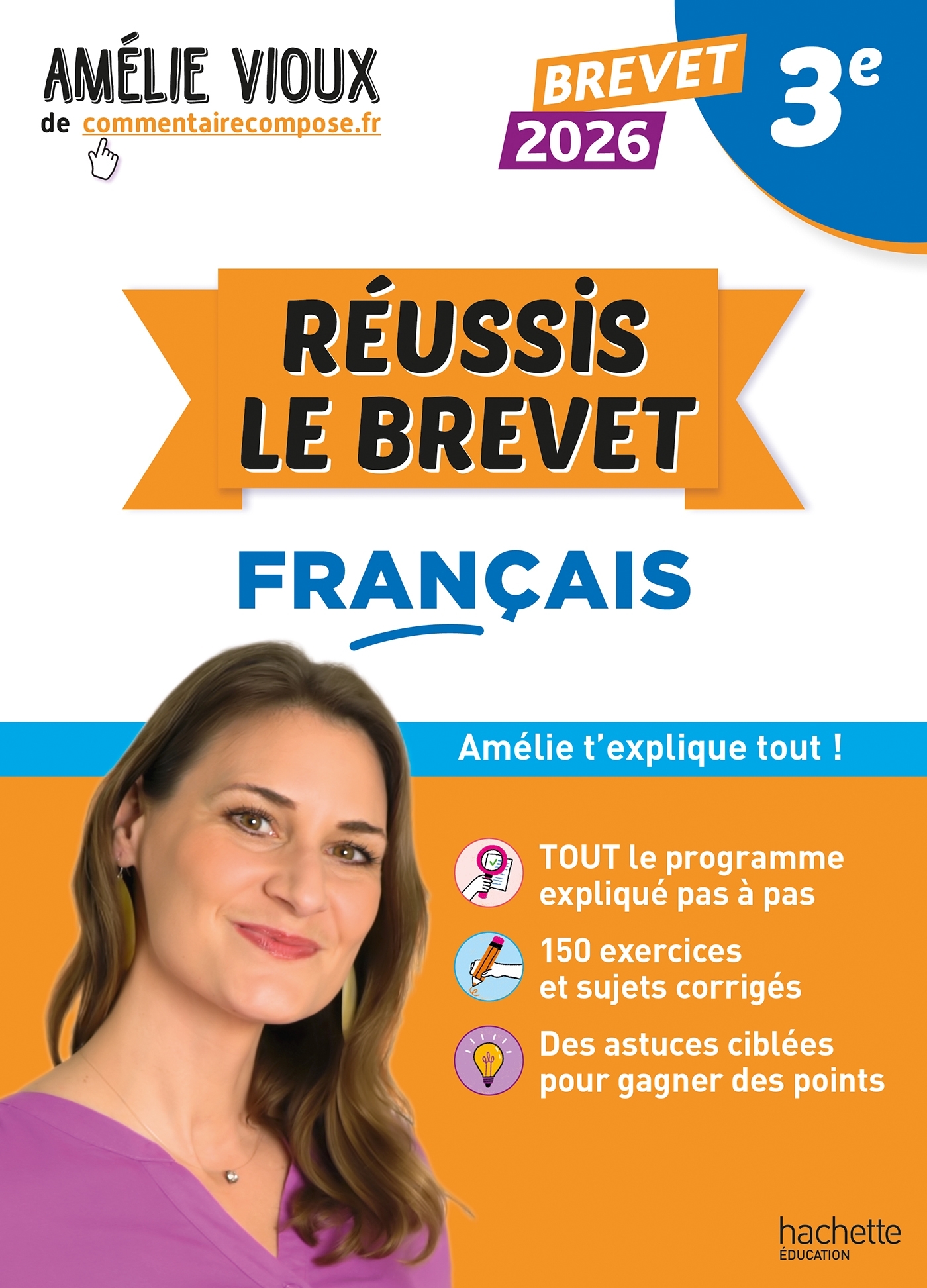 Image de  Réussis l'épreuve de français au brevet 2026 avec amélie vioux 