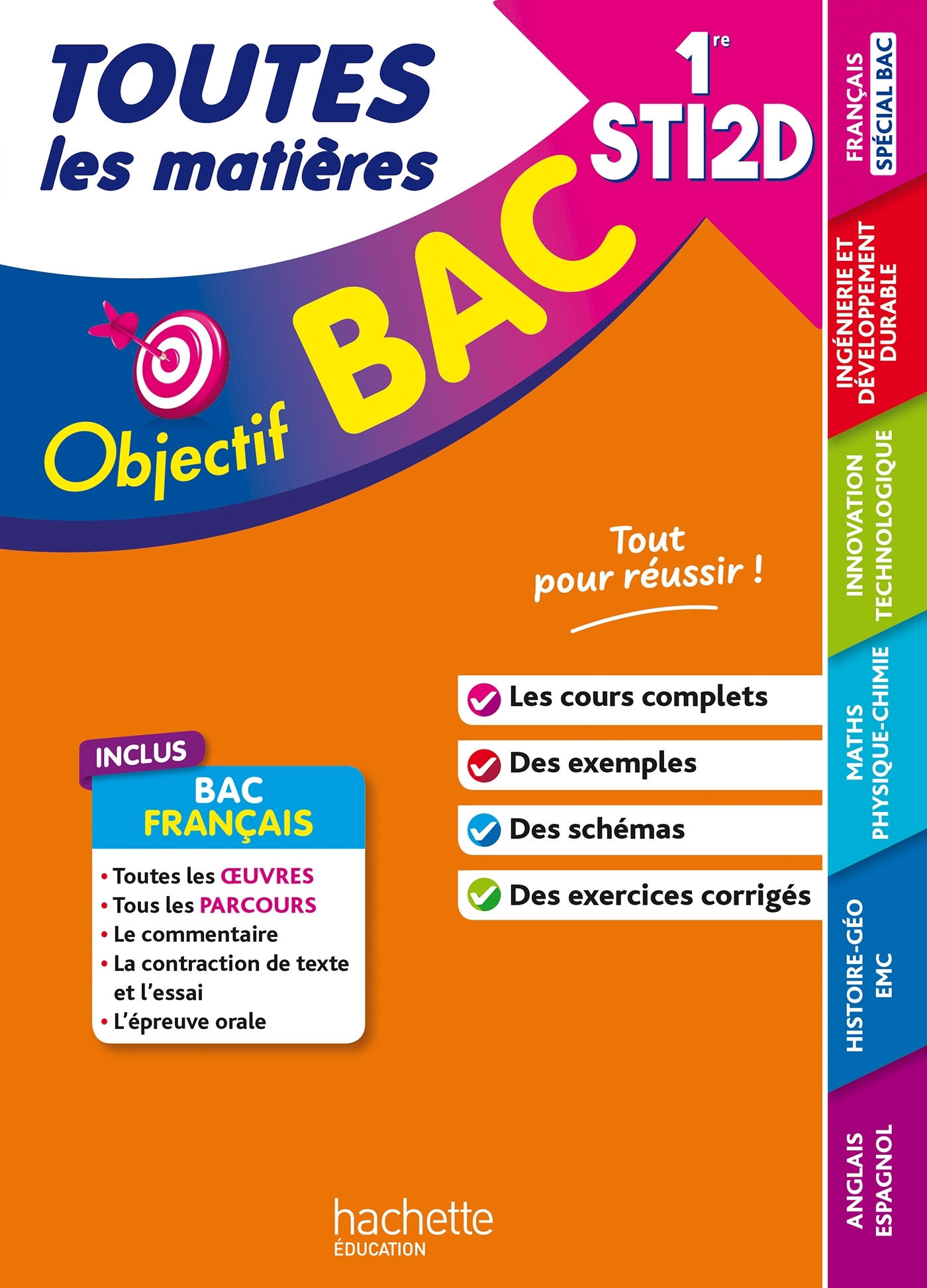 Image de  Objectif bac 2026 - 1re sti2d toutes les matières 