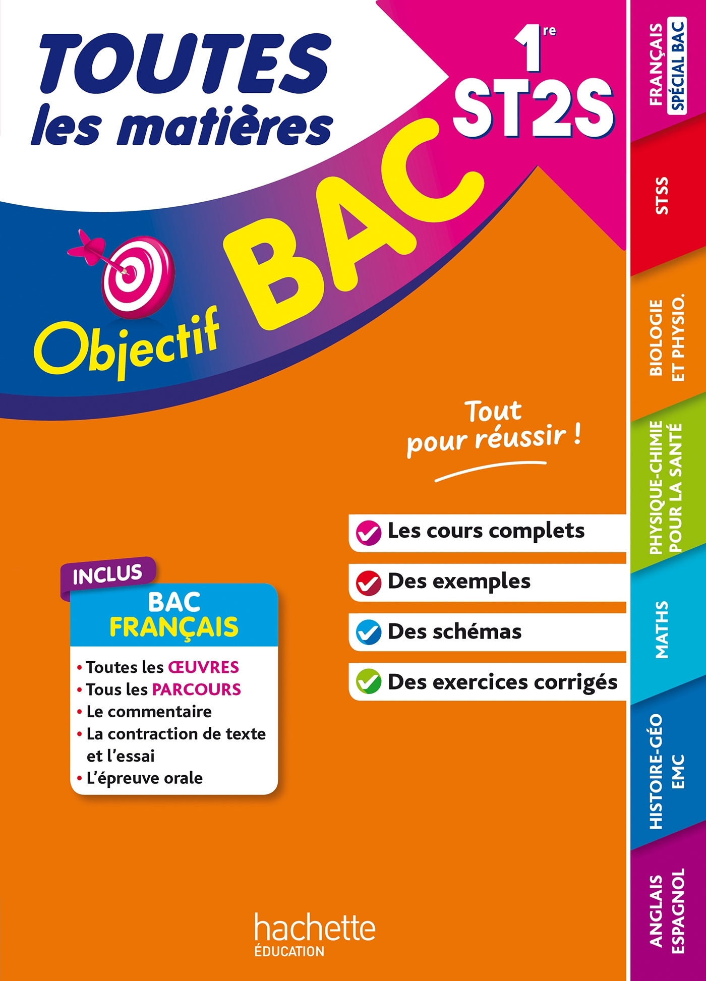 Image de  Objectif bac 2026 - 1re st2s  toutes les matières 