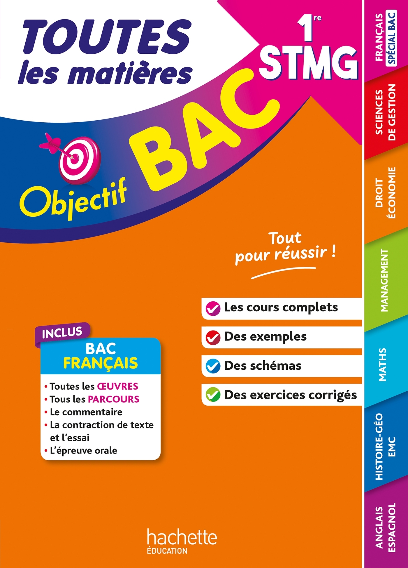 Image de  Objectif bac 2026 - 1re stmg toutes les matières 