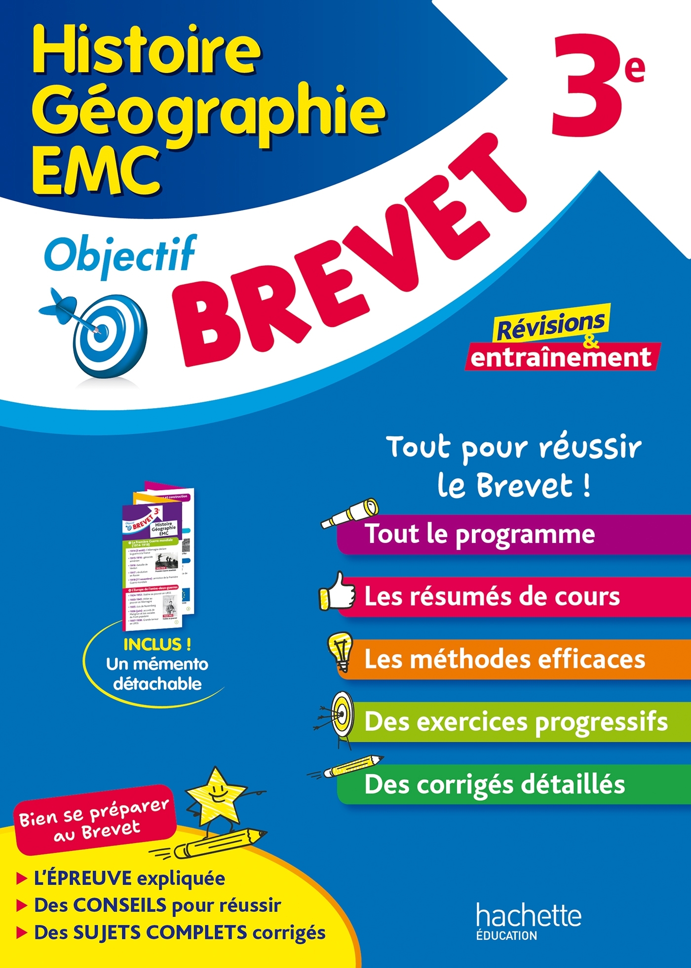 Image de  Objectif brevet - histoire-géographie-emc 3E 