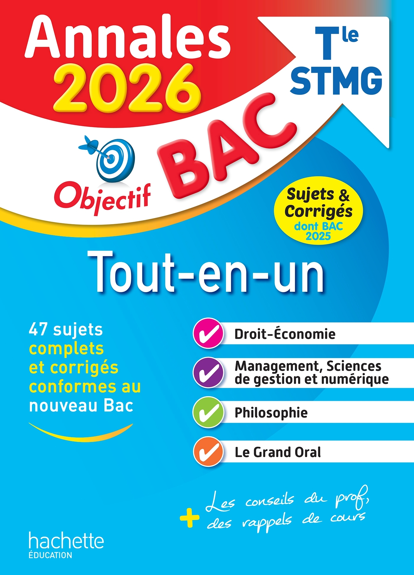 Image de  Annales objectif bac 2026 - bac stmg tout-en-un - sujets et corrigés 