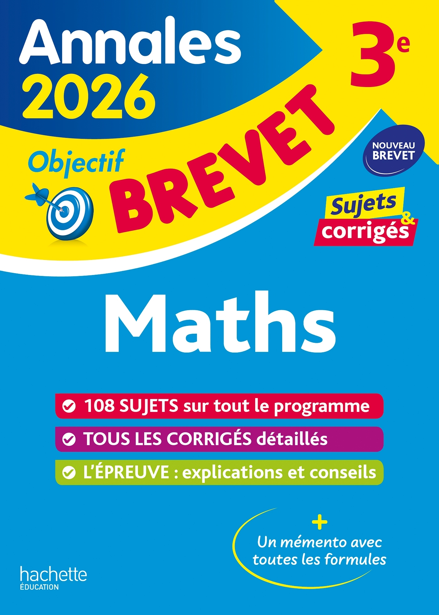 Image de  Annales brevet 2026 - maths 3E - sujets et corrigés 