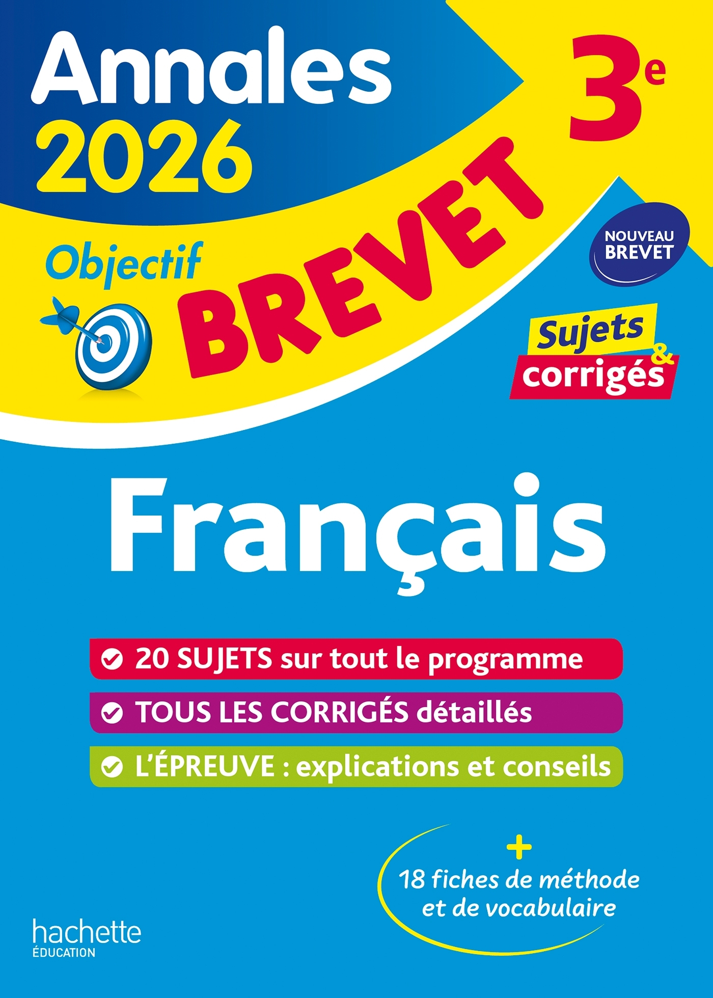 Image de  Annales brevet 2026 - français 3E - sujets et corrigés 