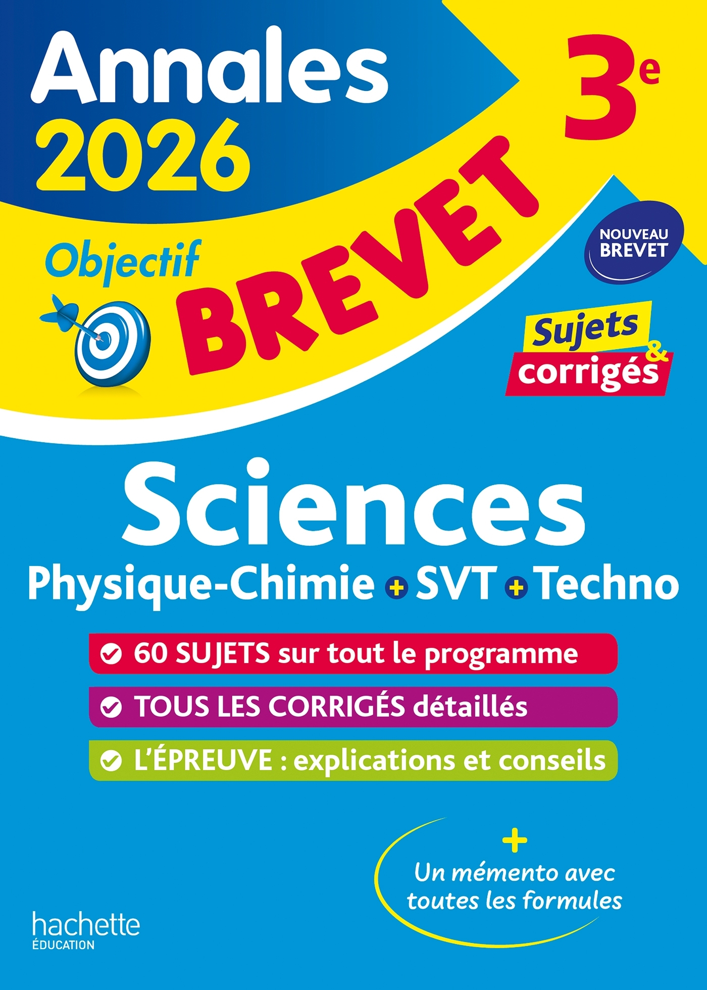 Image de  Annales brevet 2026 - sciences 3E - sujets et corrigés 