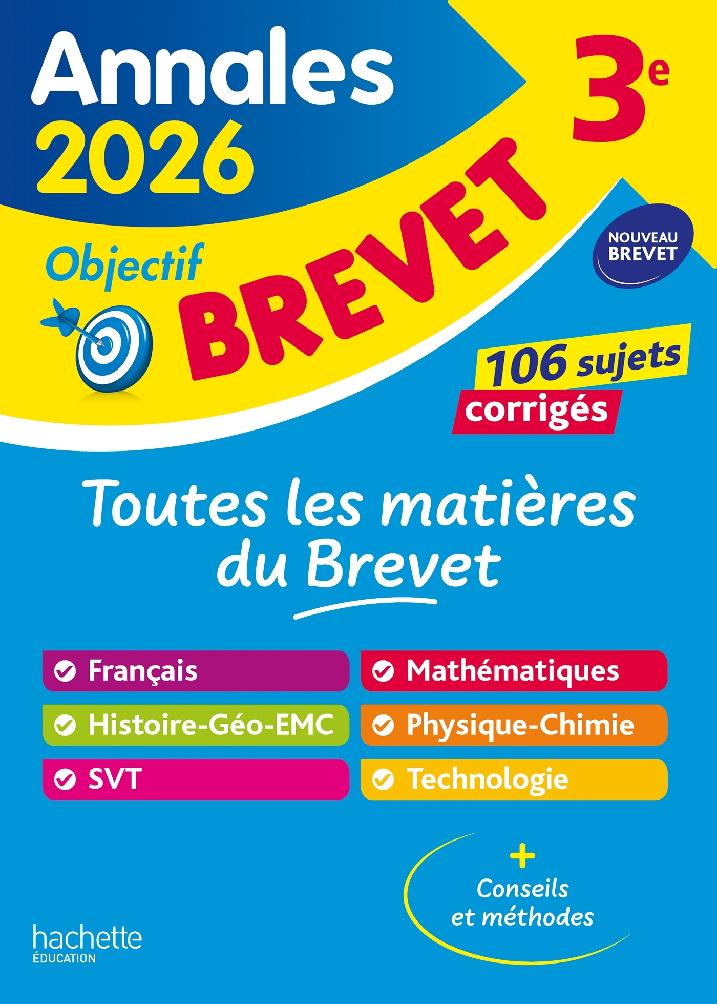 Image de  Annales brevet 2026 - tout-en-un 3E - sujets et corrigés 