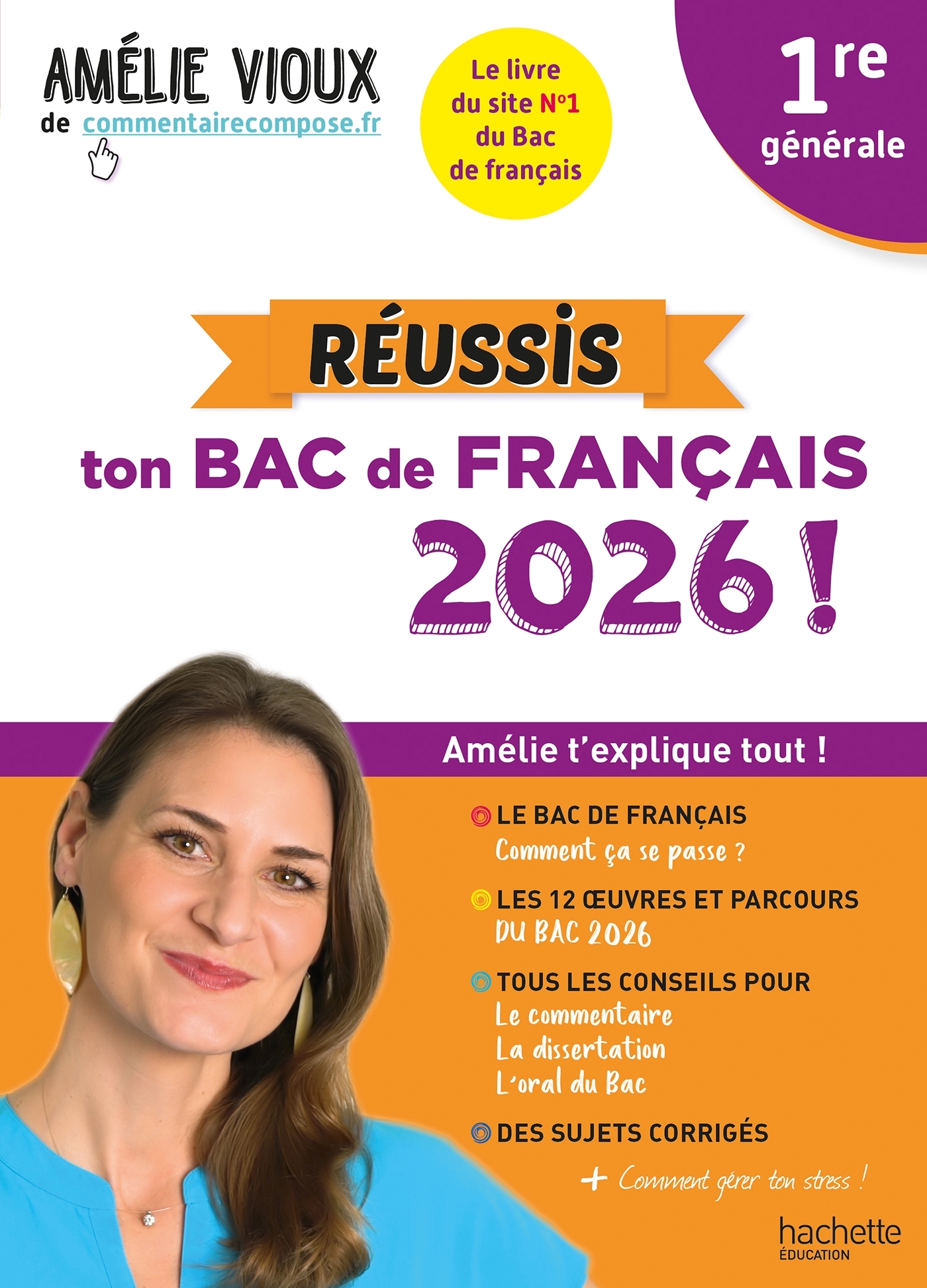 Image de  Réussis ton bac de français 2026 avec amélie vioux 1re générale 