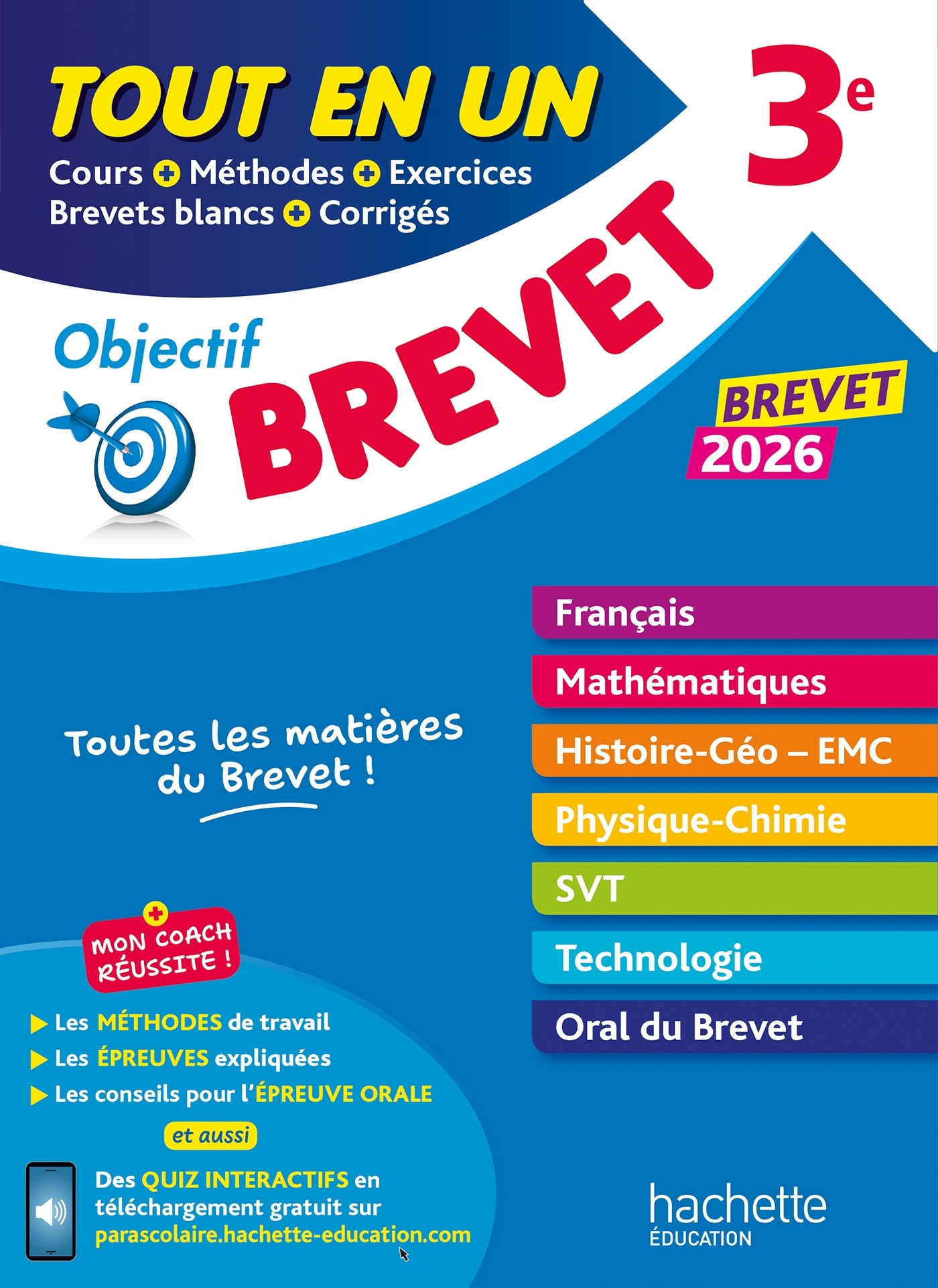 Image de  Objectif brevet - tout-en-un 2026 