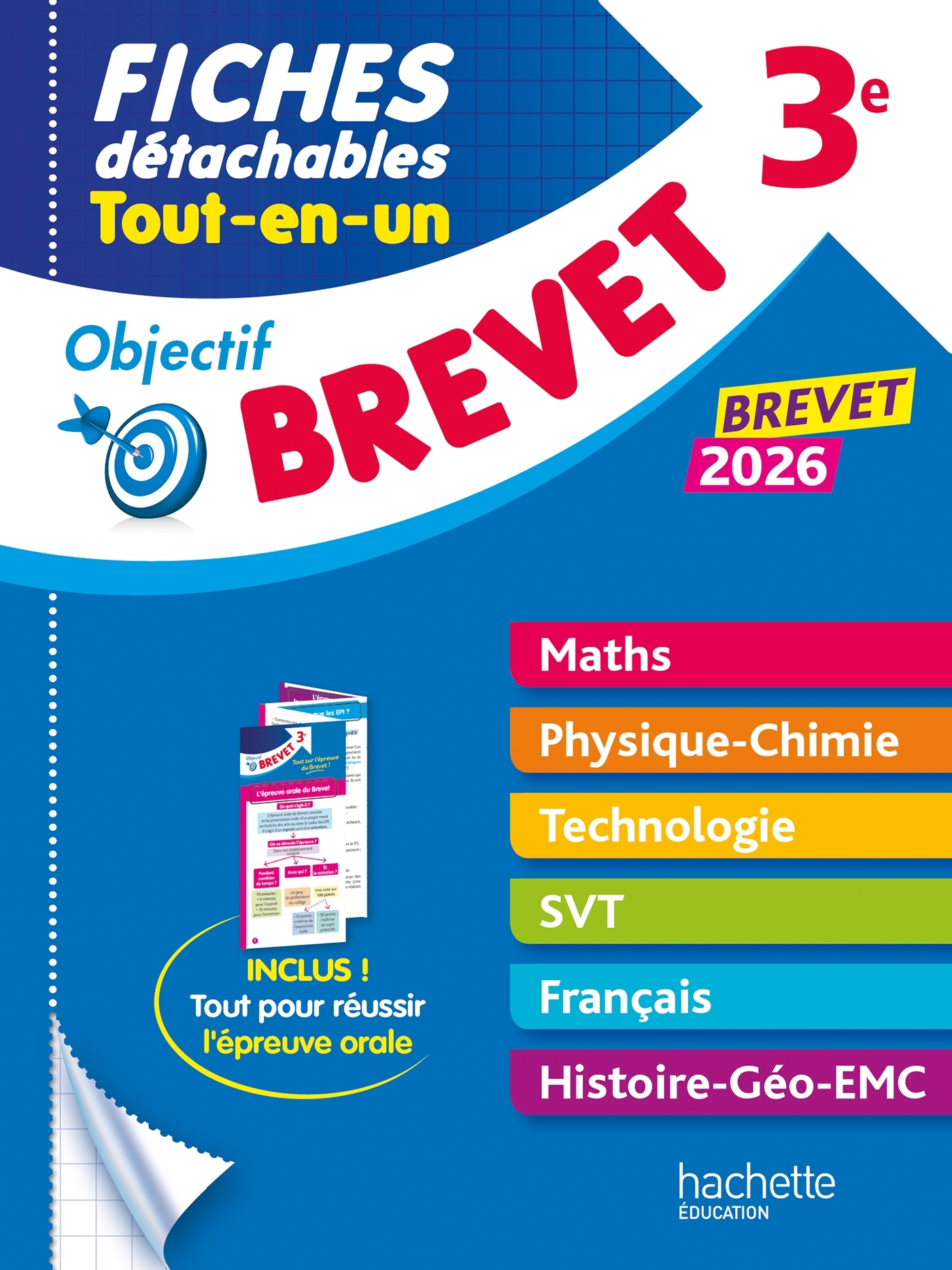 Image de  Objectif brevet - fiches tout-en-un 2026 